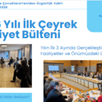 2026 Yılı ilk çeyrek faaliyet bültenimiz yayında!