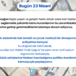 Çocuk adaletinde hak temelli ve çocuk merkezli bir dönüşüm için politika önerilerimizi paylaşıyoruz.